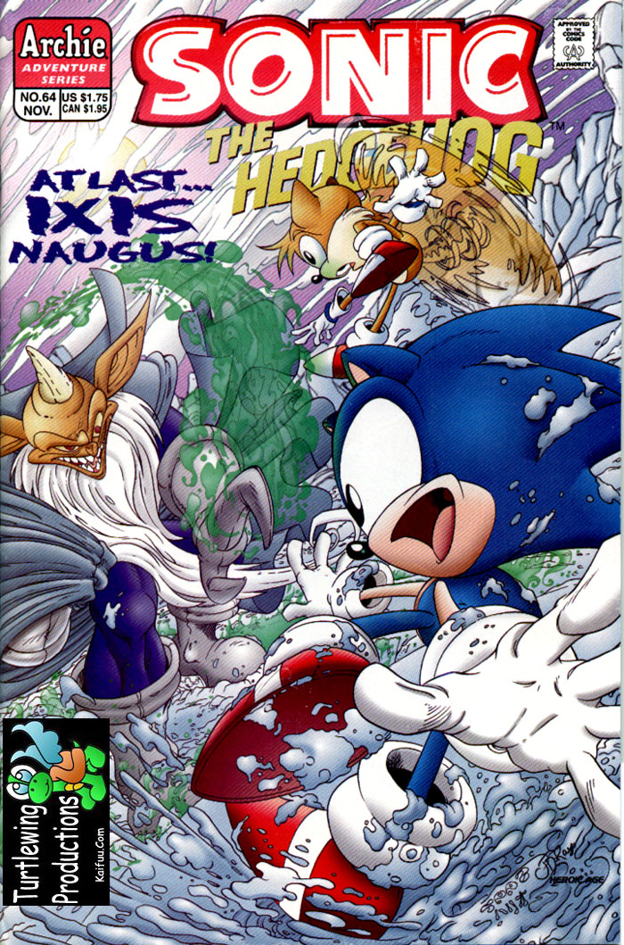 Sonic - Archie Adventure Series November 1998 Comic cover page